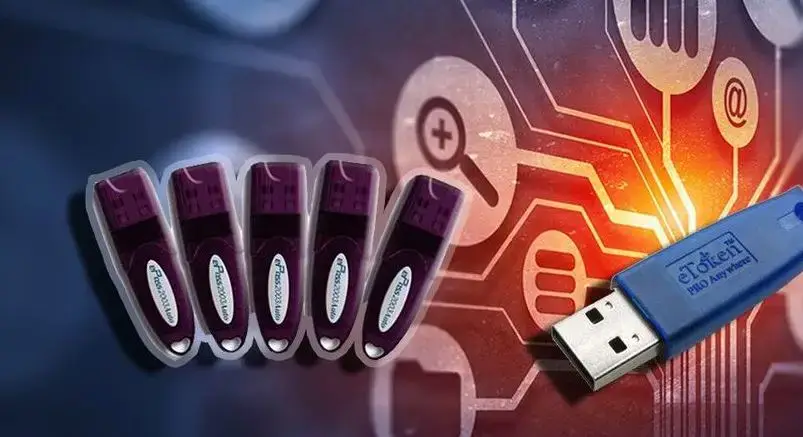 USB token setup visual