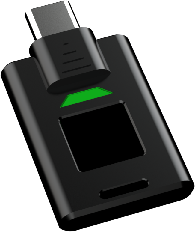 Black USB DSC token